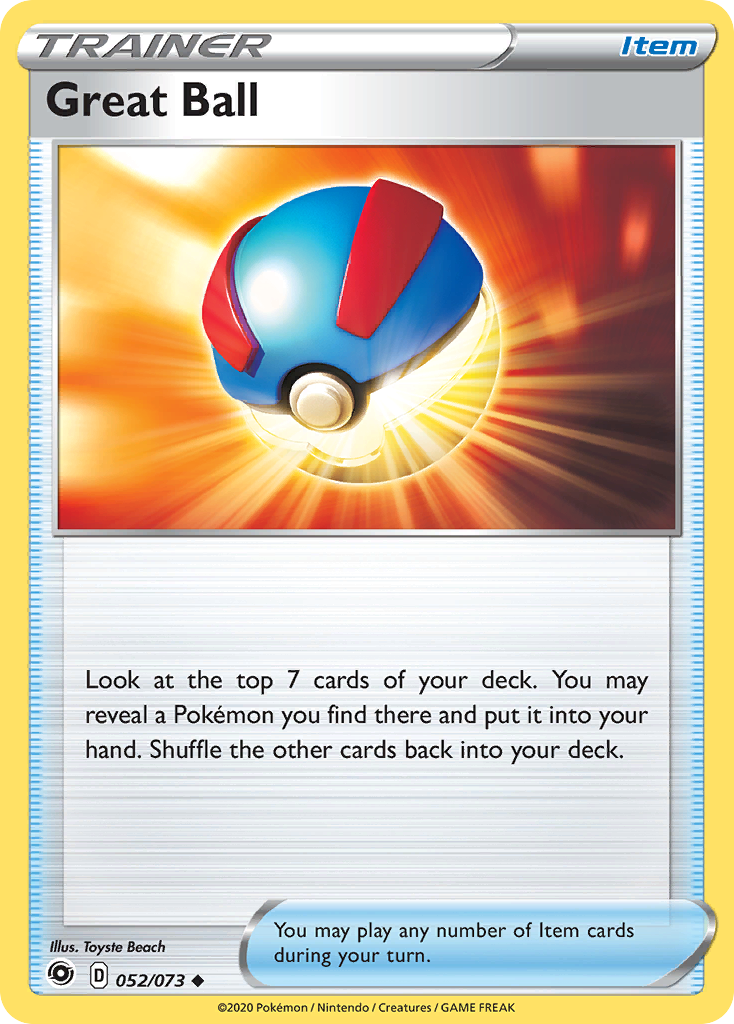 Great Ball (052/073) [Sword & Shield: Champion's Path] - Pokémon - Card Brawlers | Quebec | Canada |