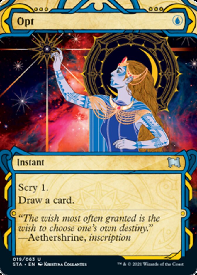 Opt (Foil Etched) [Strixhaven: School of Mages Mystical Archive] - Magic: The Gathering - Card Brawlers | Quebec | Canada |