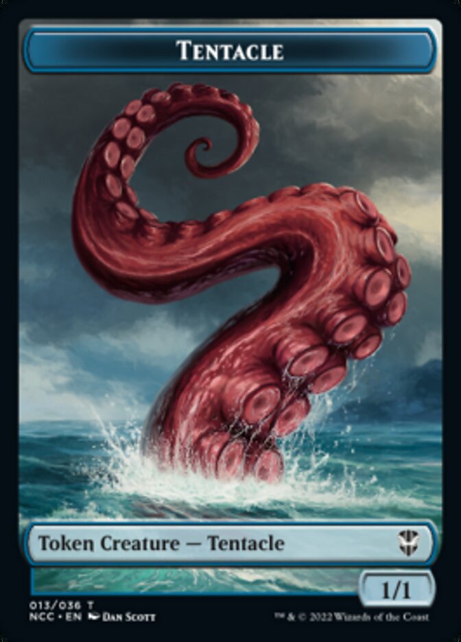 Tentacle // Champion of Wits Double-Sided Token [Streets of New Capenna Commander Tokens] - Magic: The Gathering - Card Brawlers | Quebec | Canada |