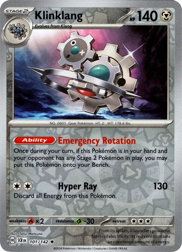 Klinklang (101/142) [Scarlet & Violet: Stellar Crown] - Pokémon - Card Brawlers | Quebec | Canada |