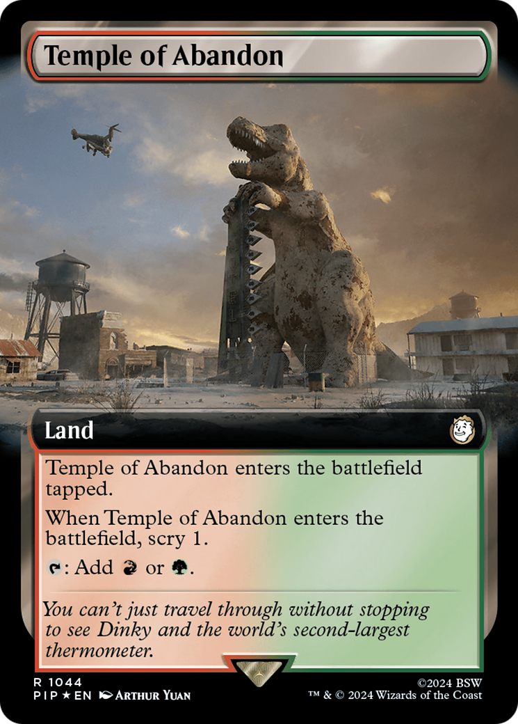 Temple of Abandon (Extended Art) (Surge Foil) [Fallout] - Magic: The Gathering - Card Brawlers | Quebec | Canada |