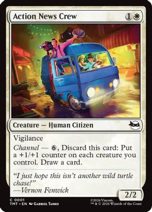 Action News Crew (TMT-001) - Teenage Mutant Ninja Turtles - Card Brawlers