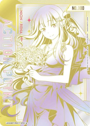 Action Point Card (AP01) (Serial Numbered) (UE24BT/REZ-1-AP01) - UE24BT ReZERO Starting Life in Another World Foil - Card Brawlers