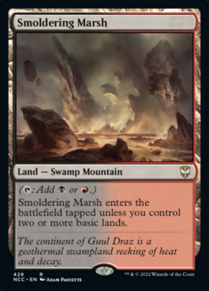 Smoldering Marsh [Streets of New Capenna Commander] - Magic: The Gathering - Card Brawlers | Quebec | Canada |