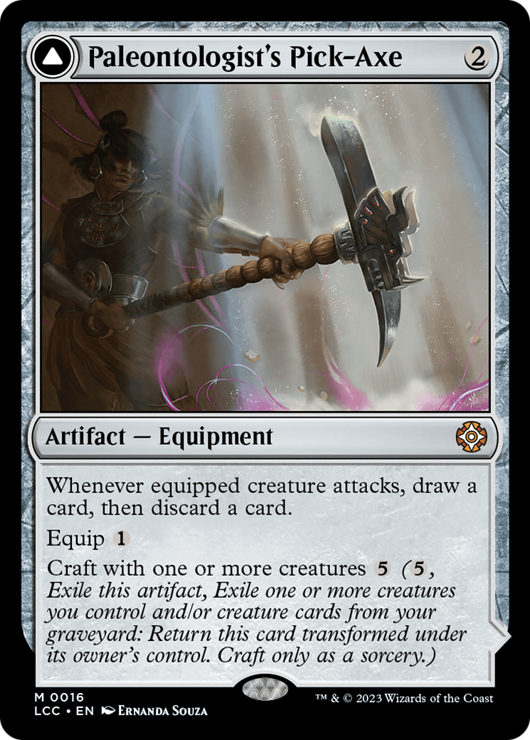 Paleontologist's Pick-Axe [The Lost Caverns of Ixalan Commander] - Magic: The Gathering - Card Brawlers | Quebec | Canada |