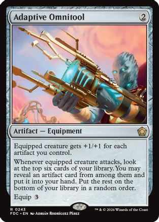 Adaptive Omnitool (FDC-243) - Commander: Foundations - Card Brawlers