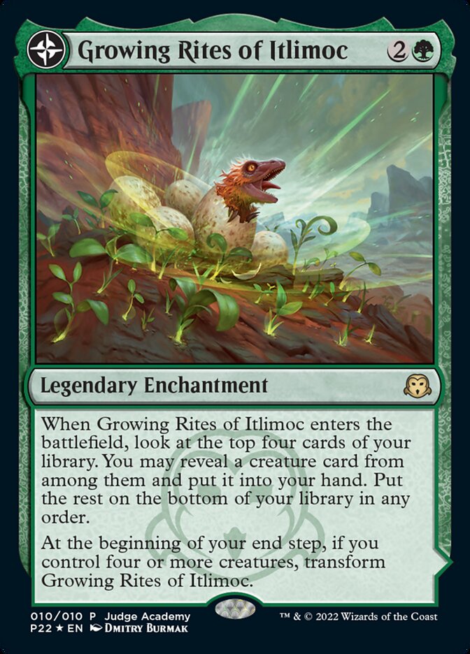 Growing Rites of Itlimoc // Itlimoc, Cradle of the Sun [Judge Gift Cards 2022] - Magic: The Gathering - Card Brawlers | Quebec | Canada |
