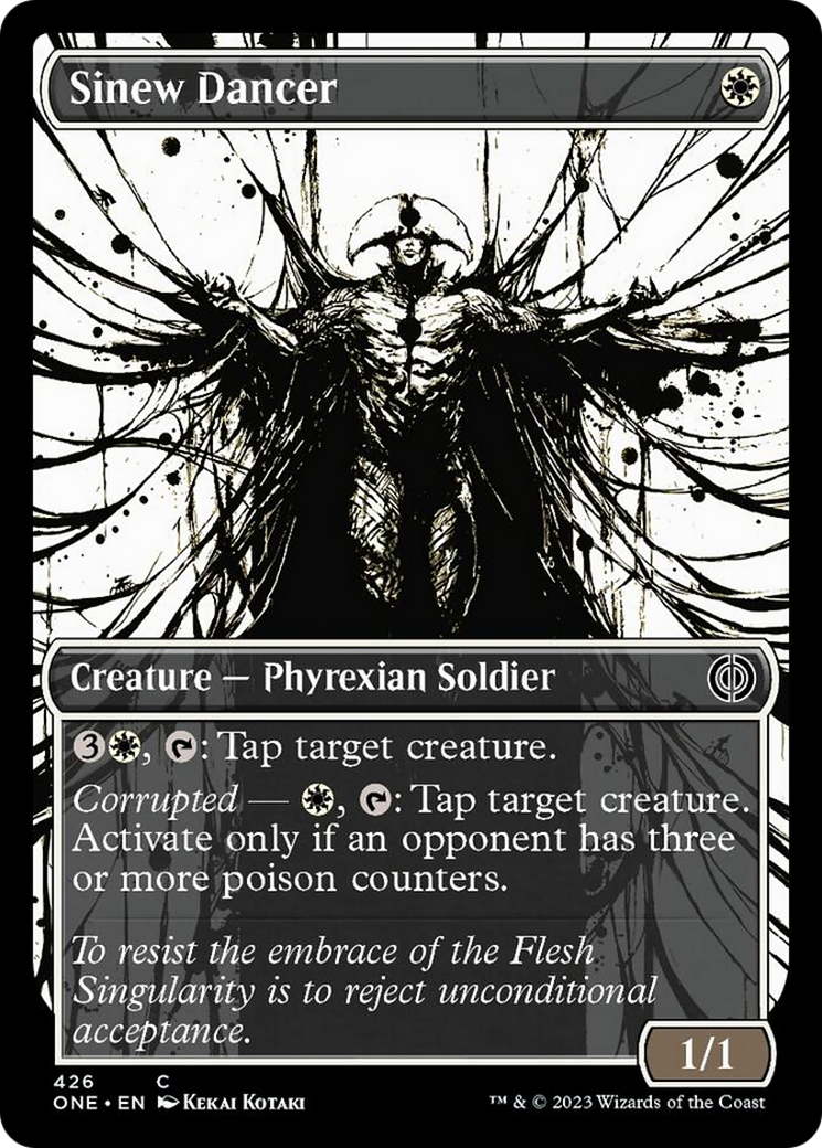 Sinew Dancer (Showcase Ichor Step-and-Compleat Foil) [Phyrexia: All Will Be One] - Magic: The Gathering - Card Brawlers | Quebec | Canada |