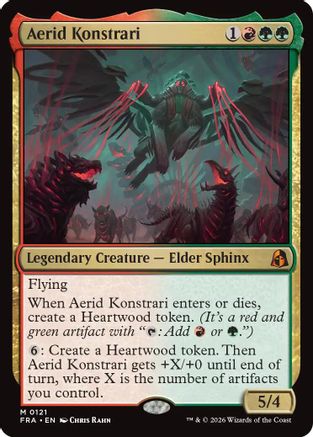 Aerid Konstrari (FRA-121) - Reality Fracture Foil - Card Brawlers