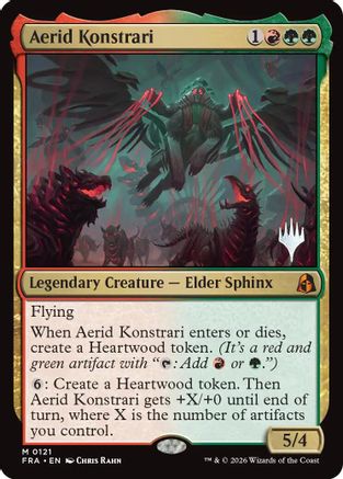 Aerid Konstrari (PPFRA-121) - Promo Pack: Reality Fracture Foil - Card Brawlers