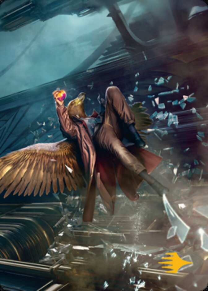 Skyway Robber Art Card (Gold-Stamped Signature) [Streets of New Capenna Art Series] - Magic: The Gathering - Card Brawlers | Quebec | Canada |