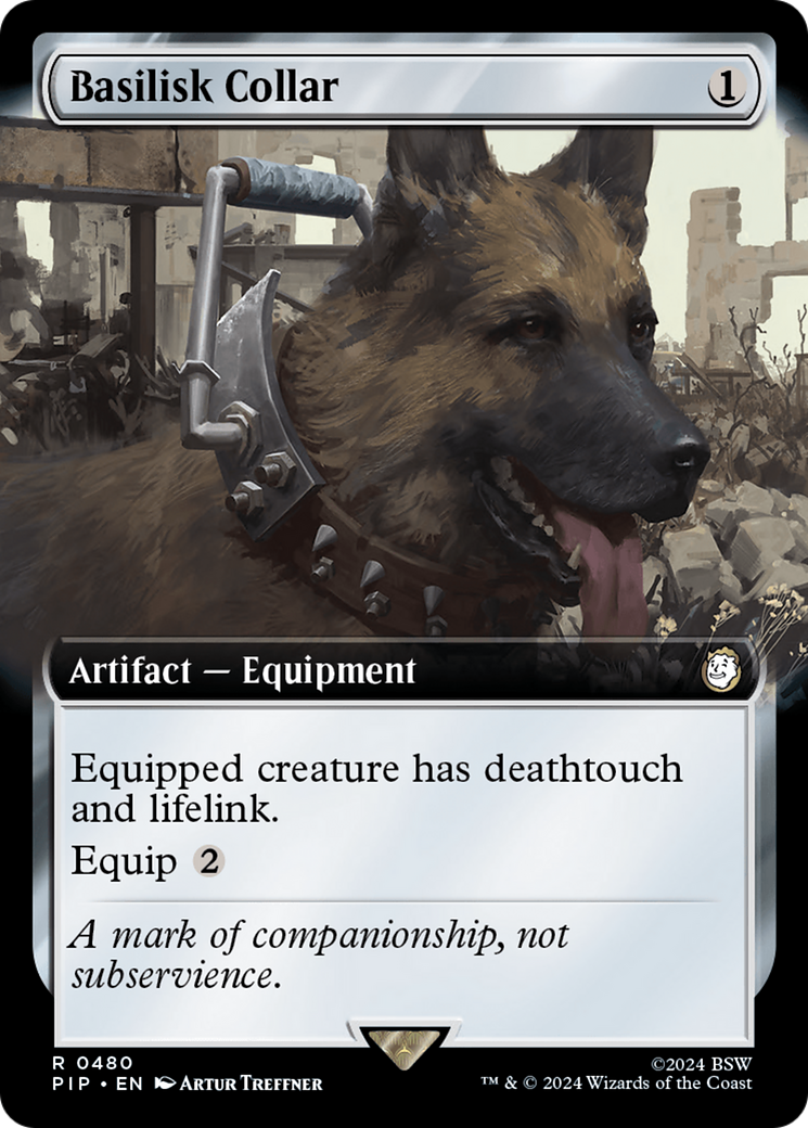 Basilisk Collar (Extended Art) [Fallout] - Magic: The Gathering - Card Brawlers | Quebec | Canada |