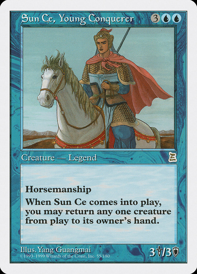 Sun Ce, Young Conquerer [Portal Three Kingdoms] - Magic: The Gathering - Card Brawlers | Quebec | Canada |