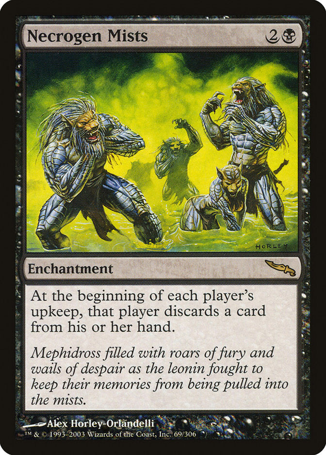 Necrogen Mists [Mirrodin] - Magic: The Gathering - Card Brawlers | Quebec | Canada |