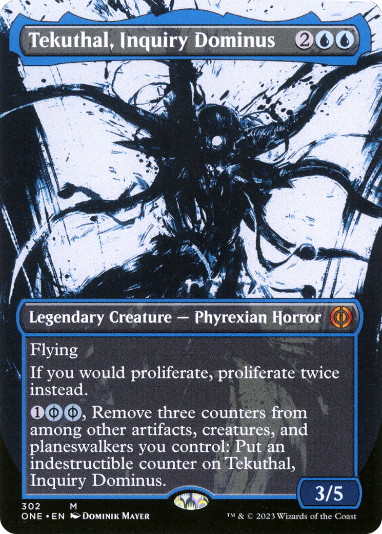 Tekuthal, Inquiry Dominus (Borderless Ichor) [Phyrexia: All Will Be One] - Magic: The Gathering - Card Brawlers | Quebec | Canada |