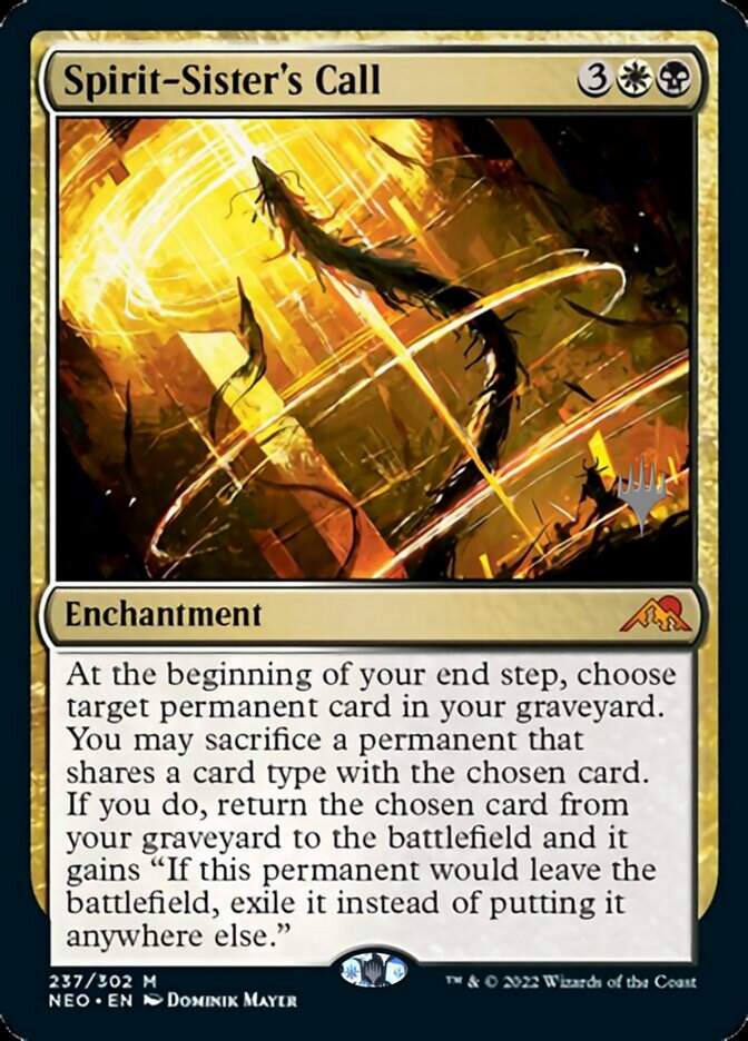 Spirit-Sister's Call (Promo Pack) [Kamigawa: Neon Dynasty Promos] - Magic: The Gathering - Card Brawlers | Quebec | Canada |