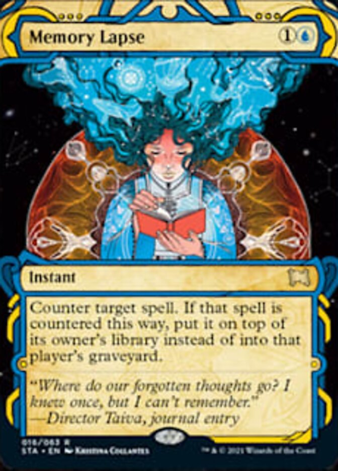 Memory Lapse (Foil Etched) [Strixhaven: School of Mages Mystical Archive] - Magic: The Gathering - Card Brawlers | Quebec | Canada |