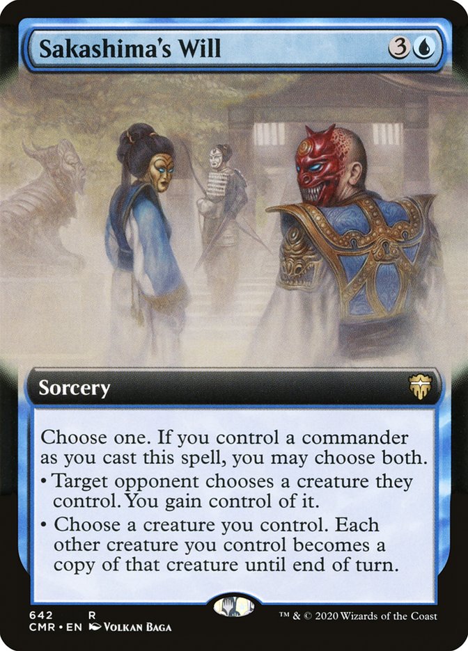 Sakashima's Will (Extended Art) [Commander Legends] - Magic: The Gathering - Card Brawlers | Quebec | Canada |