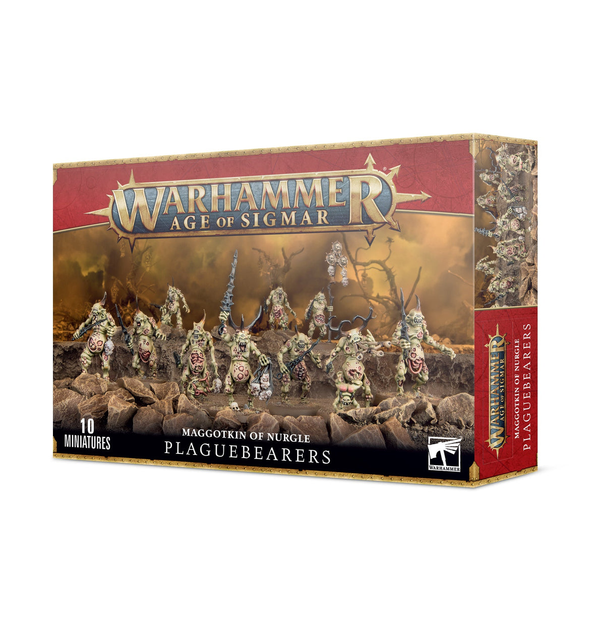 Age of Sigmar - Maggotkin of Nurgle - Plaguebearers - Card Brawlers