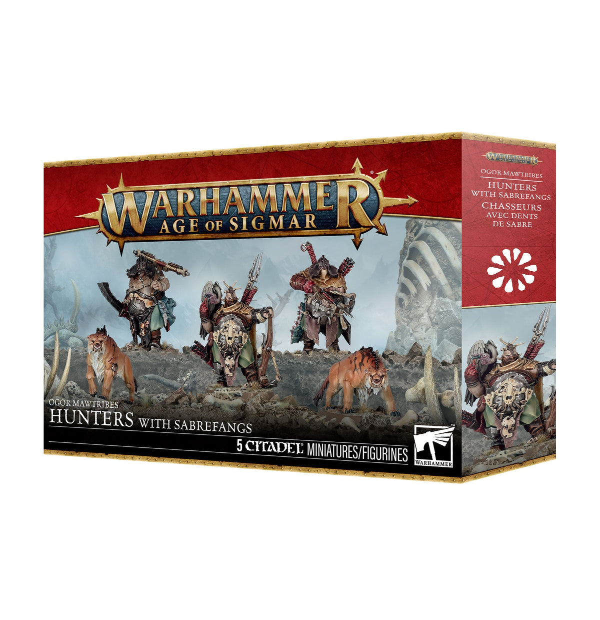 Age of Sigmar - Ogor Mawtribes - Hunters with Sabrefangs (PREORDER) August 29, 2026 - Card Brawlers