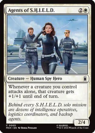 Agents of S.H.I.E.L.D. (MSH-005) - Marvel Super Heroes Foil - Card Brawlers