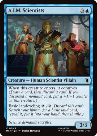 A.I.M. Scientists (MSH-044) - Marvel Super Heroes - Card Brawlers