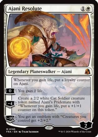 Ajani Resolute (FRA-195) - Reality Fracture - Card Brawlers