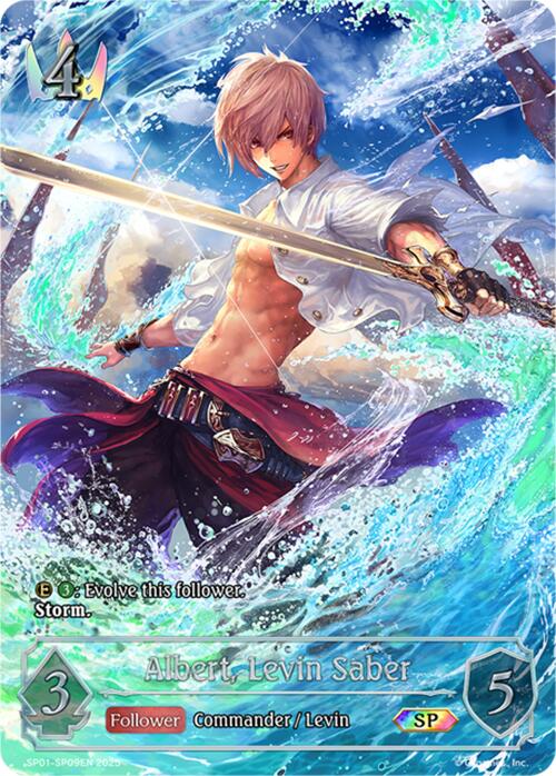 Albert, Levin Saber (SP) (SP01 - SP09EN) [Seaside Memories] - Card Brawlers