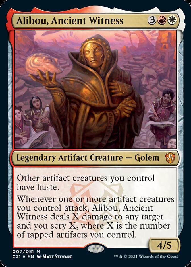 Alibou, Ancient Witness [Commander 2021] - Card Brawlers