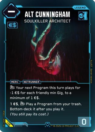 Alt Cunningham - Soulkiller Architect (Rare) (106) - Welcome to Night City Retail Foil - Card Brawlers