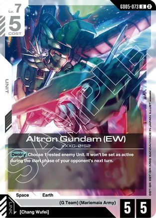 Altron Gundam (EW) (GD05-073) - Freedom Ascension - Card Brawlers