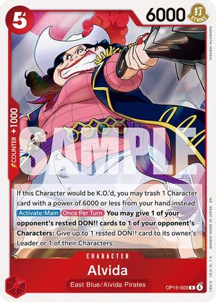 Alvida (OP15-003) - Adventure on Kami's Island Foil - Card Brawlers