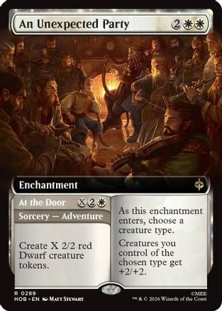 An Unexpected Party (Extended Art) (HOB-289) - The Hobbit - Card Brawlers