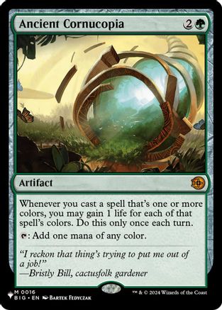 Ancient Cornucopia (LIST-016) - The List Reprints - Card Brawlers