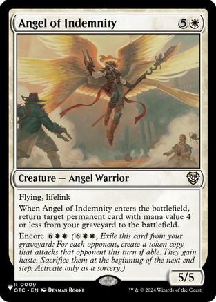 Angel of Indemnity (LIST-009) - The List Reprints - Card Brawlers