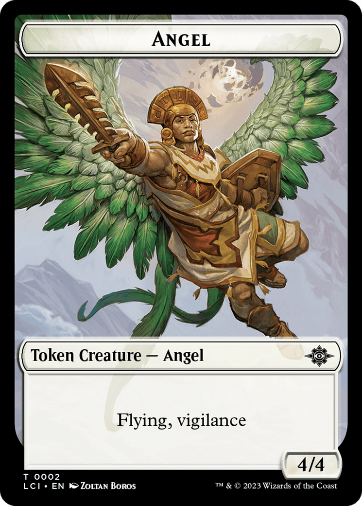 Angel Token [The Lost Caverns of Ixalan Tokens] - Card Brawlers