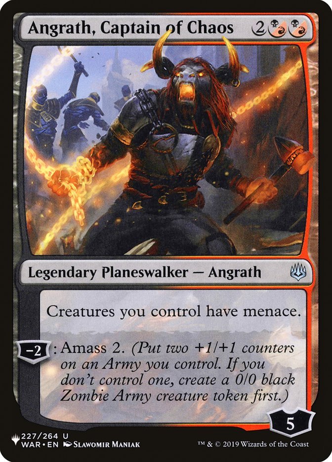 Angrath, Captain of Chaos [The List] - Card Brawlers