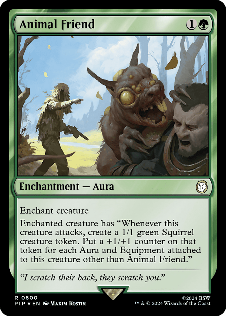 Animal Friend (Surge Foil) [Fallout] - Card Brawlers