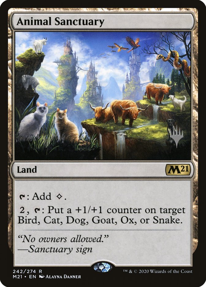 Animal Sanctuary (Promo Pack) [Core Set 2021 Promos] - Card Brawlers