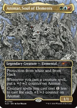 Animar, Soul of Elements (2760) (SLD-2760) - Secret Lair Drop Series - Card Brawlers