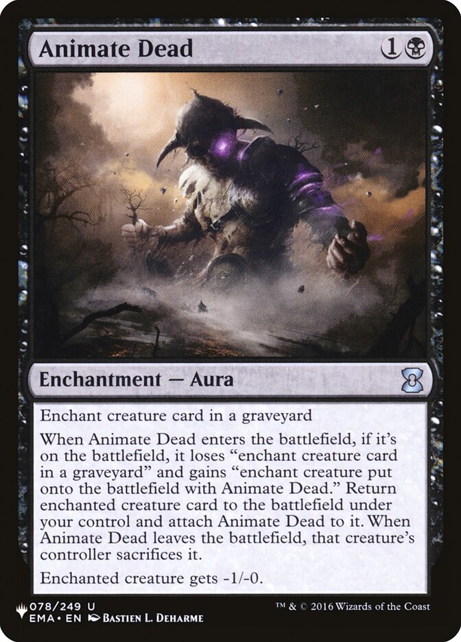 Animate Dead [The List] - Card Brawlers