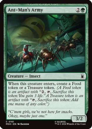 Ant-Man's Army (MSH-161) - Marvel Super Heroes Foil - Card Brawlers