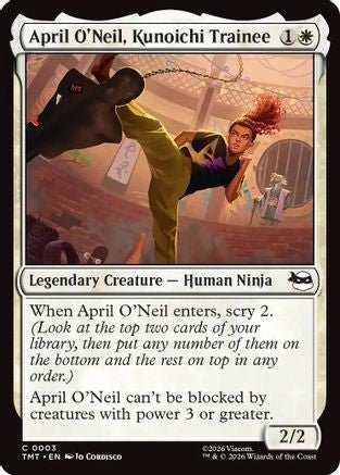 April O'Neil, Kunoichi Trainee (TMT-003) - Teenage Mutant Ninja Turtles - Card Brawlers