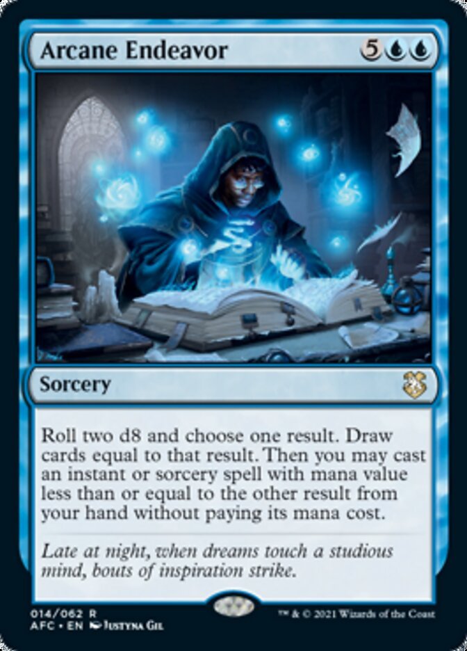 Arcane Endeavor [Dungeons & Dragons: Adventures in the Forgotten Realms Commander] - Card Brawlers