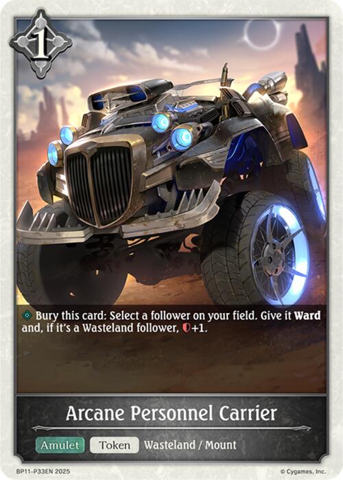 Arcane Personnel Carrier - P33 (Foil) (BP11 - P33EN) [Bullet of Fate] - Card Brawlers