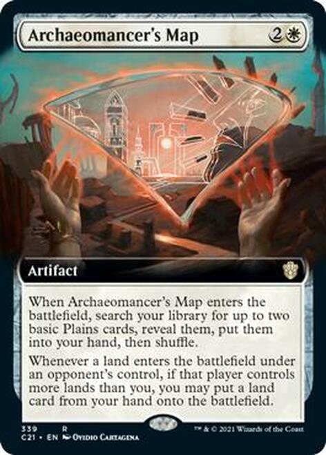 Archaeomancer's Map (Extended Art) [Commander 2021] - Card Brawlers
