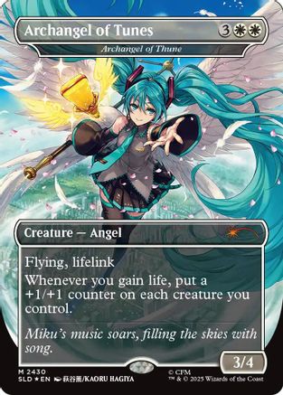 Archangel of Tunes - Archangel of Thune (SLD-2430) - Secret Lair Drop Series Foil - Card Brawlers