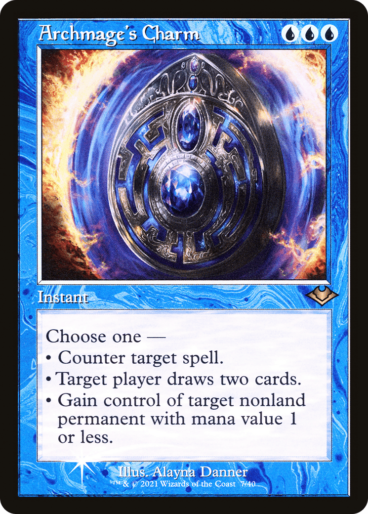 Archmage's Charm (Retro Foil Etched) [Modern Horizons] - Card Brawlers
