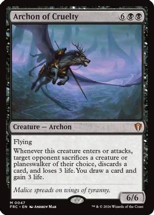 Archon of Cruelty (FRC-047) - Commander: Reality Fracture - Card Brawlers