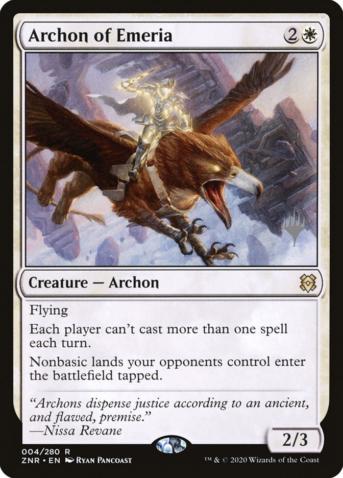 Archon of Emeria (Promo Pack) [Zendikar Rising Promos] - Card Brawlers